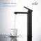 Kibi Cubic Single Handle Bathroom Vessel Sink Faucet KBF1003MB - alternate 5